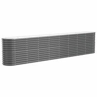 HOCHBEET Verzinkter Stahl 332/40/68 Cm Anthrazit - Anthrazit, Metall (332/68/40cm) - vidaXL