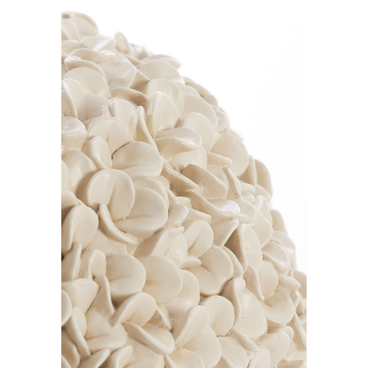 VASE Phylia Weiß 47.5/47.5/30 cm - Weiß, Kunststoff (30cm) - Light & Living
