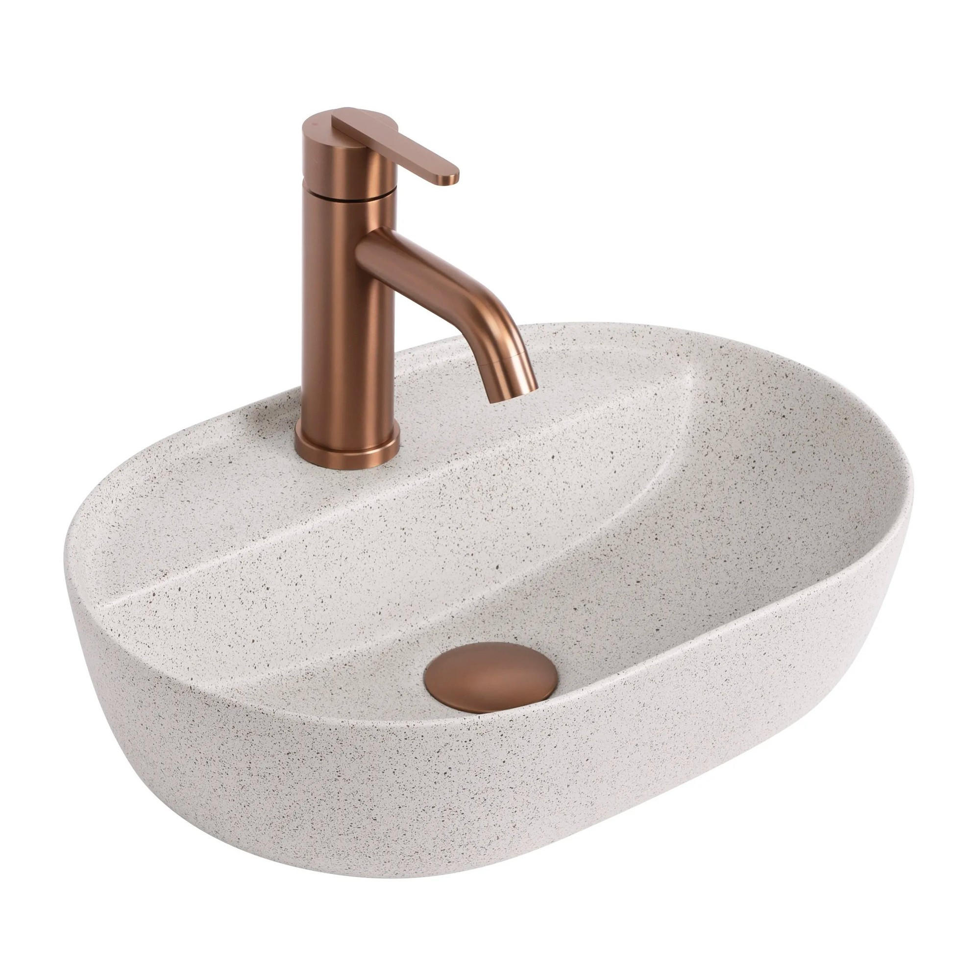 REA Aufsatzwaschbecken Beige 30x12x42 cm