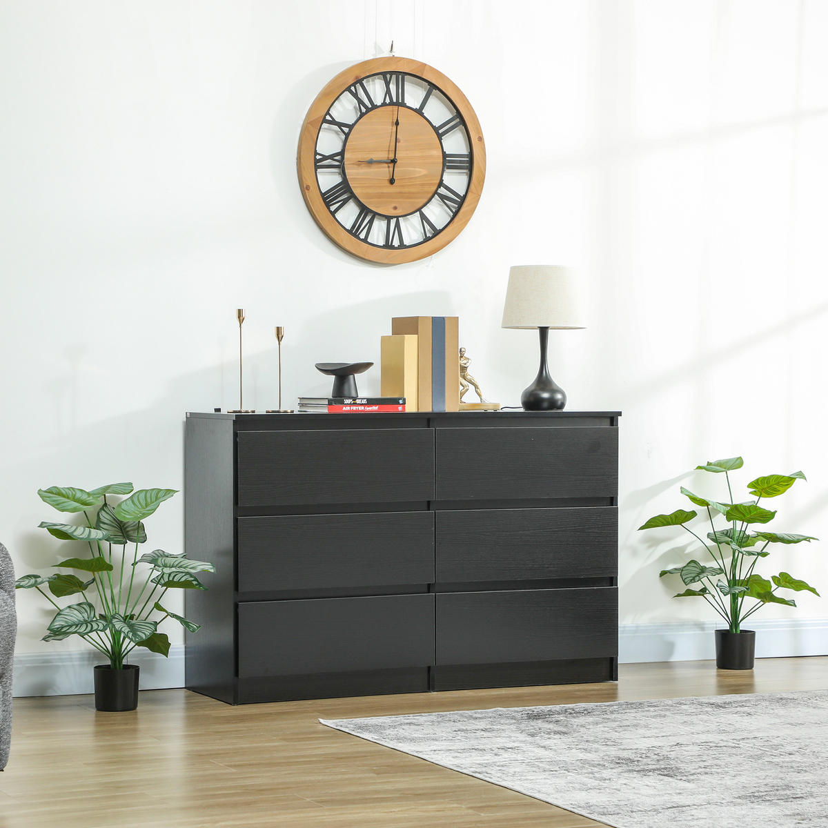 PFLANZENSET Grün realistisch mit Topf 65 cm (2er-Set) - Grün, Kunststoff (65cm) - PANGIVO