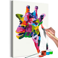 MALEN NACH ZAHLEN 40/50 cm - Multicolor, Textil (1.4/50cm) - KUNSTLOFT
