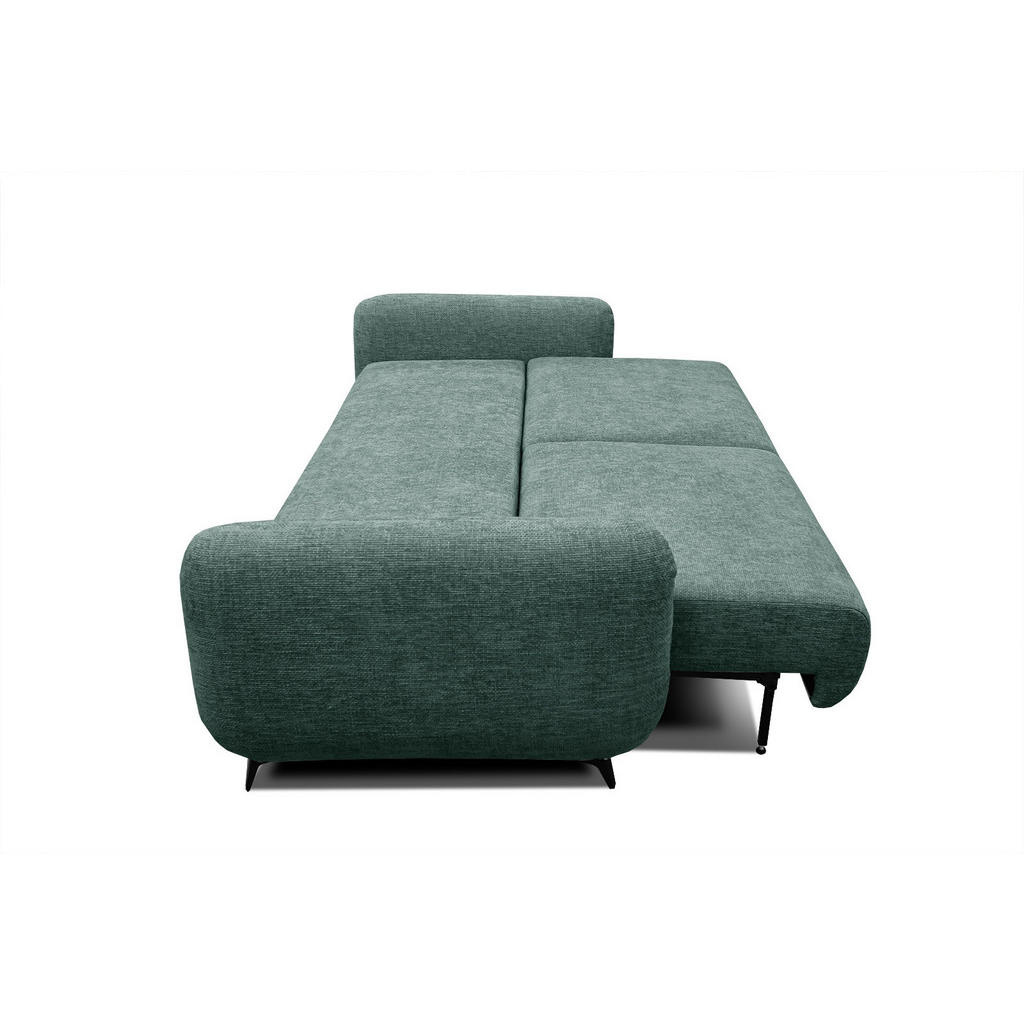 Thumbnail - Courtois Laville Sofa, Smaragdgrün, Textil, Rechteckig, 232x90x107 cm, Wohnzimmer, Sofas & Couches, Schlafsofas