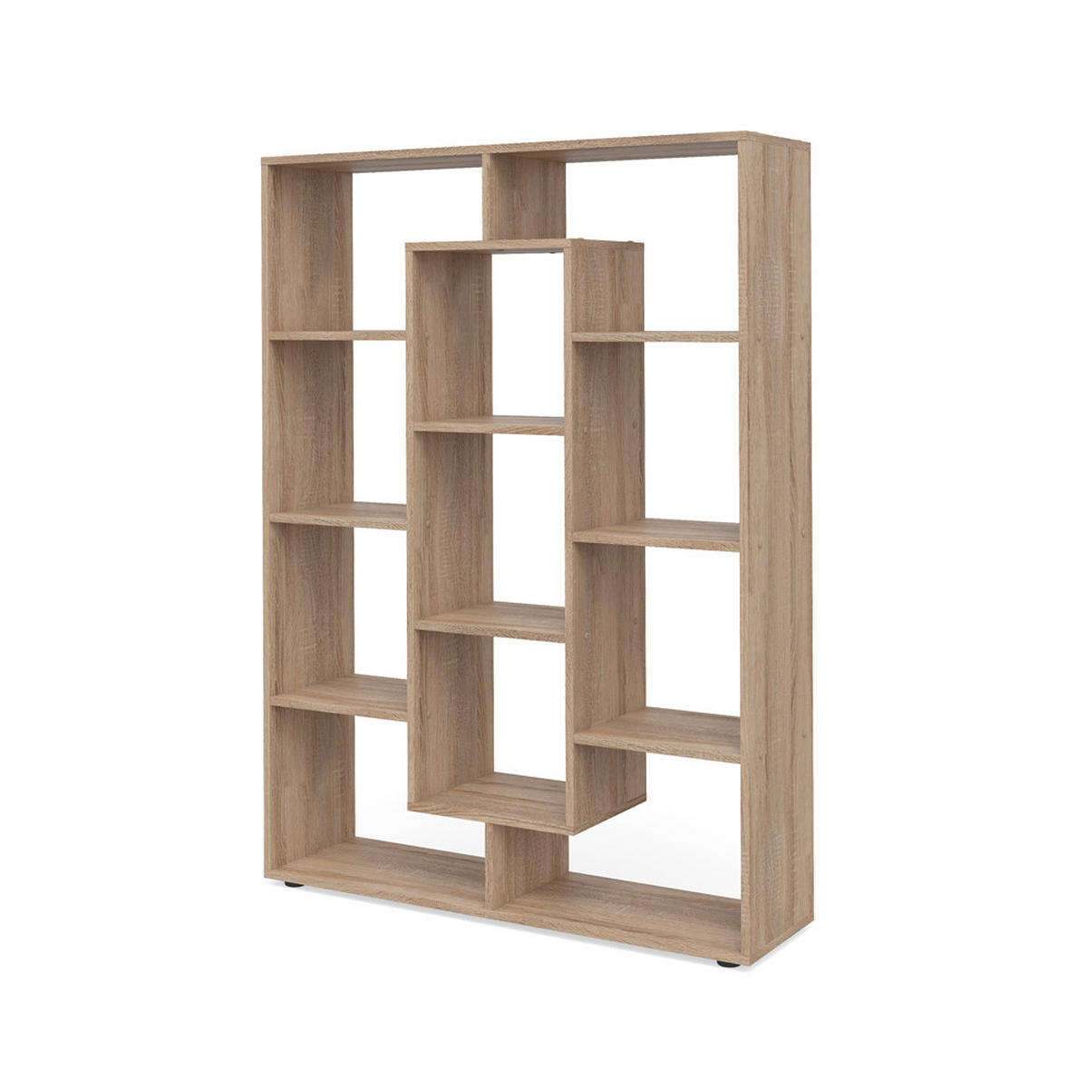 RAUMTEILER Sonoma 107.2 x 143 cm - Sonoma Eiche, Holzwerkstoff (107.2/143/29cm) - Vicco
