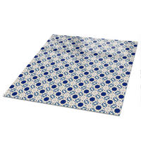 TISCHPLATTE 100x70 cm – Geometrisches Mosaik - Grau, Glas (100/70/0.4cm) - Wallfluent