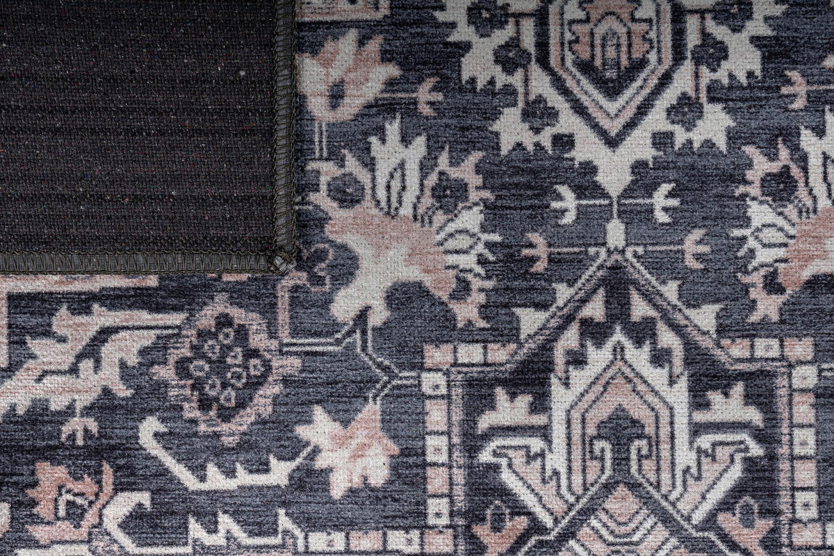 TEPPICH DUBAI dunkelblau orientalisch 150/210 cm - Dunkelblau, Textil (150/210cm) - Tapiso