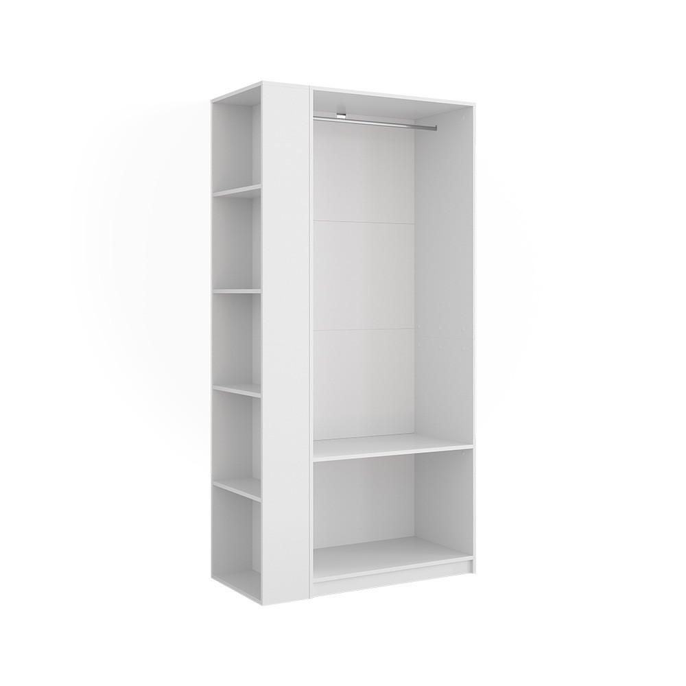 Vicco ŠATNÍ SKŘÍŇ Elmo, Bílá, 80 x 200 cm Sada 2 kusů