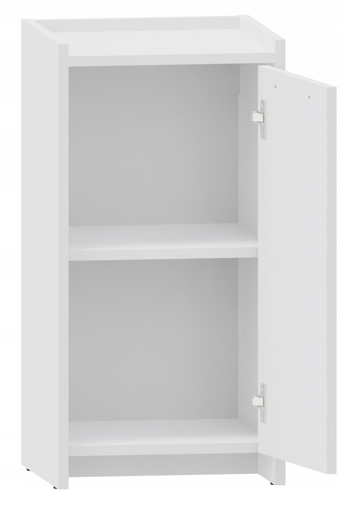KOMMODE ALTIVO 1D Weiß 36/35,6/70,4 cm - Weiß, Holzwerkstoff (36/70.4/35.6cm) - Matkam Möbel
