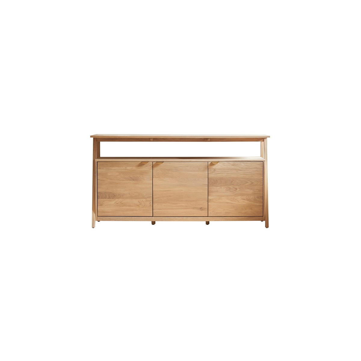 SIDEBOARD Pola Natur aus Eiche - Naturfarben, Holz (165/85/47cm) - Tikamoon