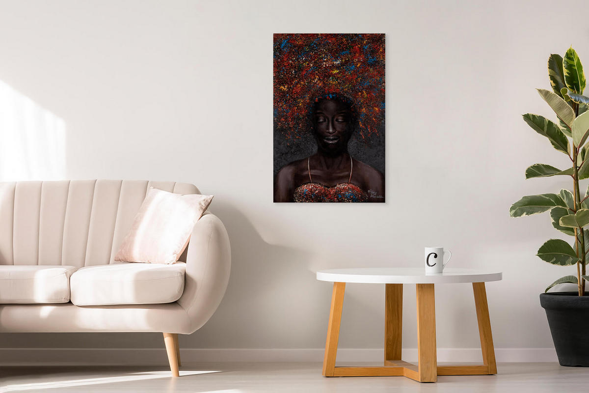 ACRYLBILD HANDGEMALT 60/90 cm - Multicolor, Holz/Textil (1.3/90cm) - KUNSTLOFT