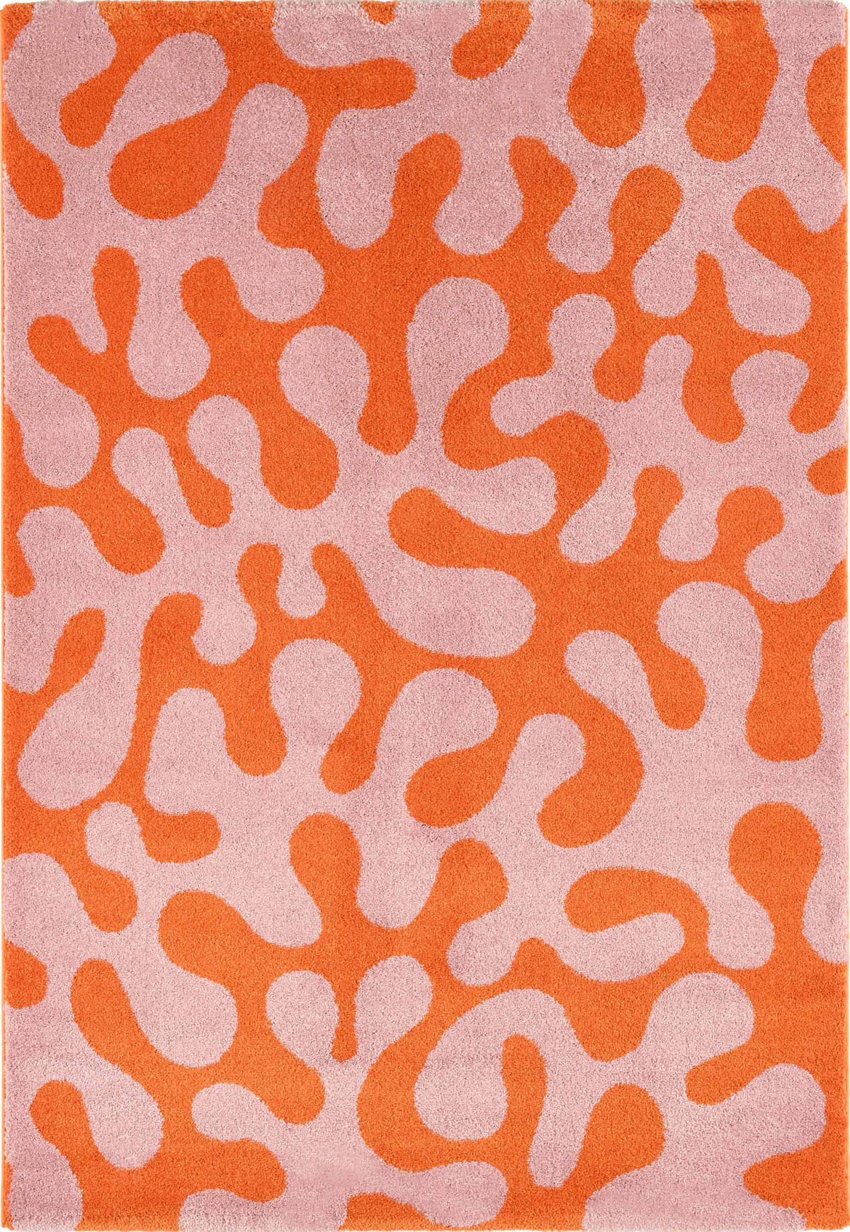 TEPPICH vintage abstrakt orange Groovy 80x140 cm - Orange, Textil (80/140cm) - Nazar Rugs