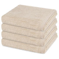 HANDTUCH Premium 4er-Set - Beige, Textil (50/100cm) - Ross
