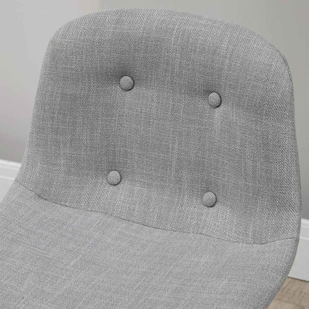 BARTISCH-SET 5-teilig DE-14788 gepolstert mit Fußstütze Grau - Hellgrau, Metall (120/60/91cm) - ComfortXL
