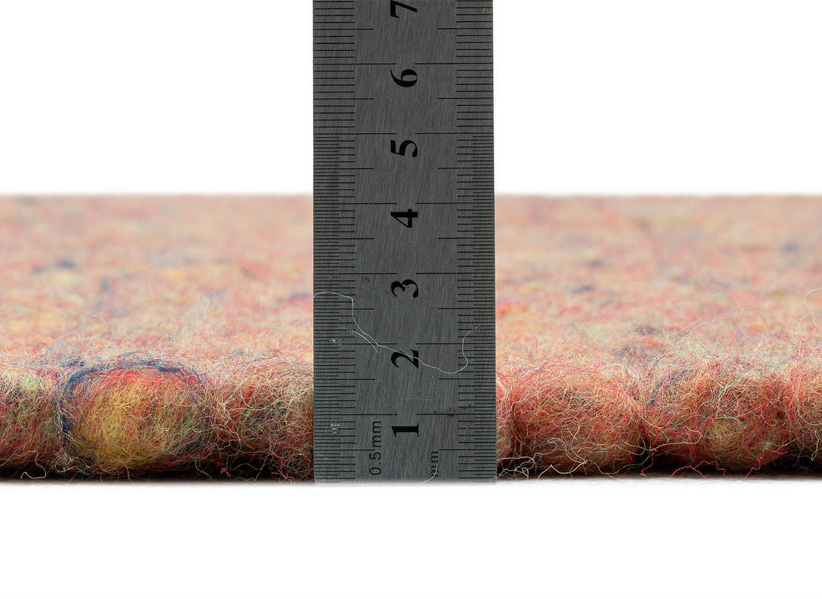 HANDWEBTEPPICH Alm-Freude 140x200 cm - Terra cotta, Textil (140/200cm) - THEKO