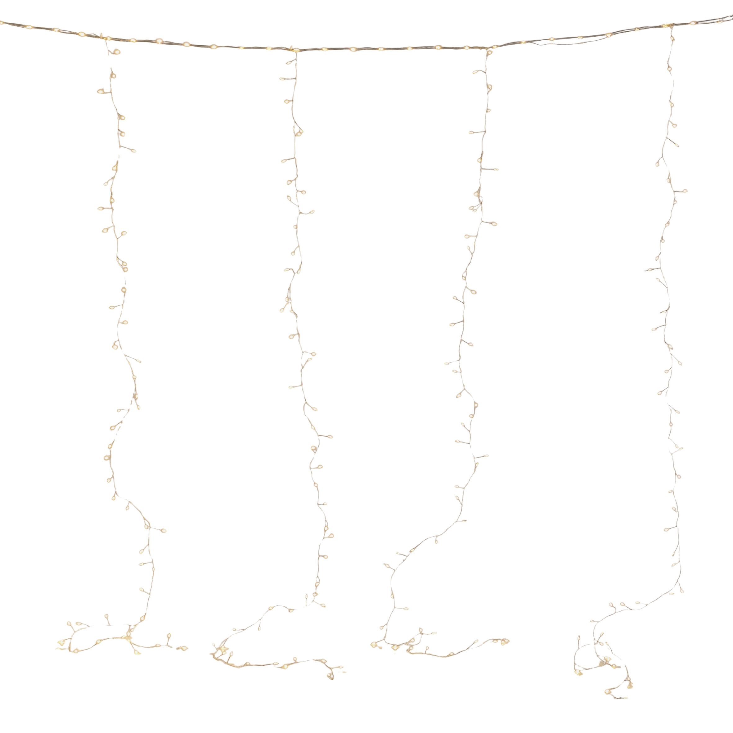 VORHANGLEUCHTEN Metwire, Gold, 200 x 5 x 800 cm, Dekorative Christmas Weihnachtsdeko - Goldfarben, Kunststoff (800cm) - home&you