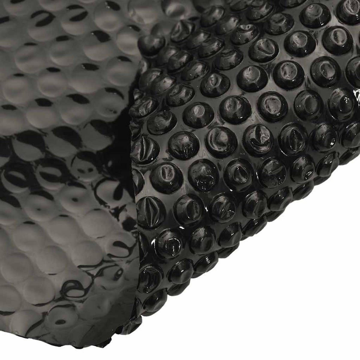 POOLABDECKUNG Schwarz 417 Cm PE - Schwarz, Kunststoff (417/417cm) - vidaXL