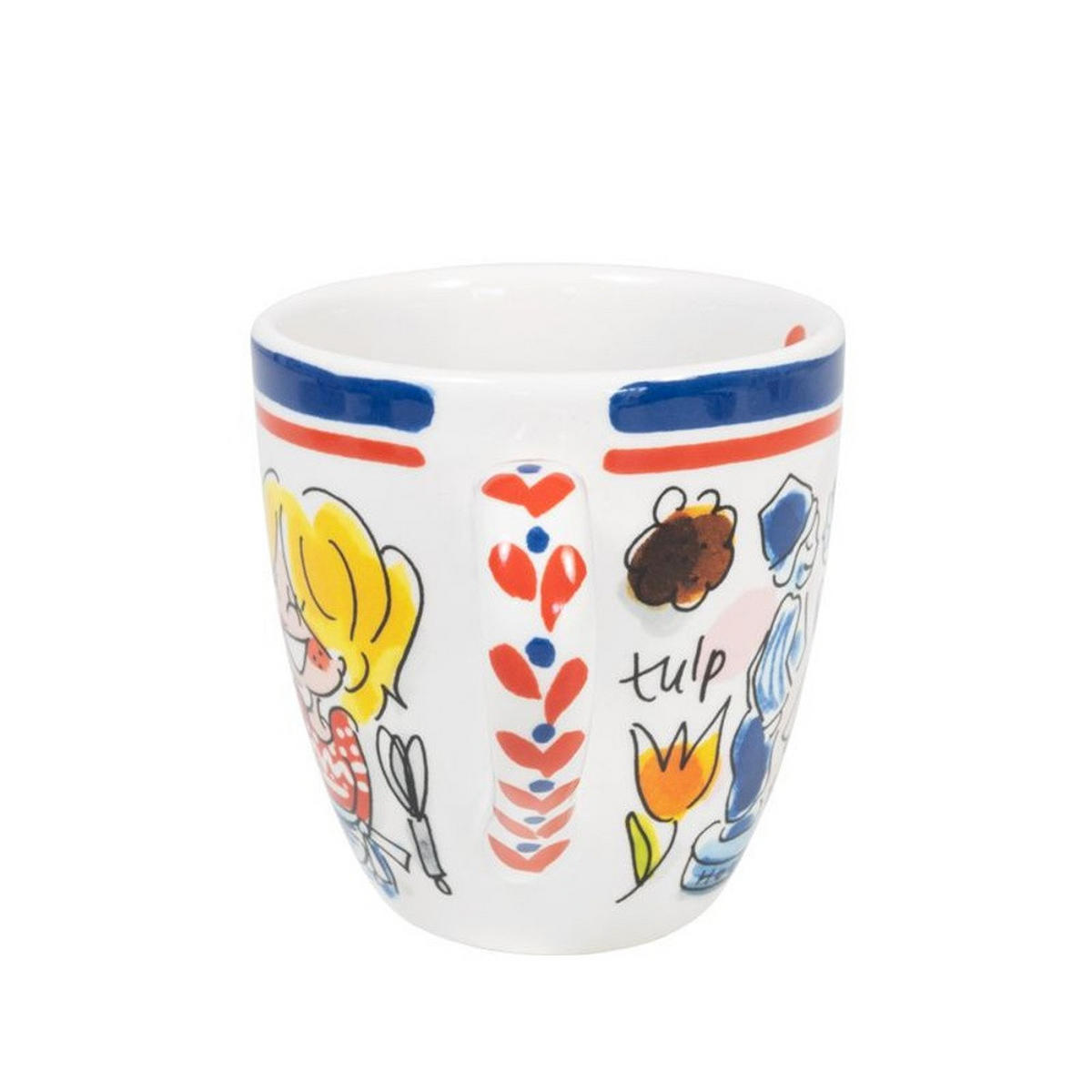 MINI-BECHER Holland in Bunt - 200 ml - Multicolor, Keramik (0.2L) - Blond Amsterdam