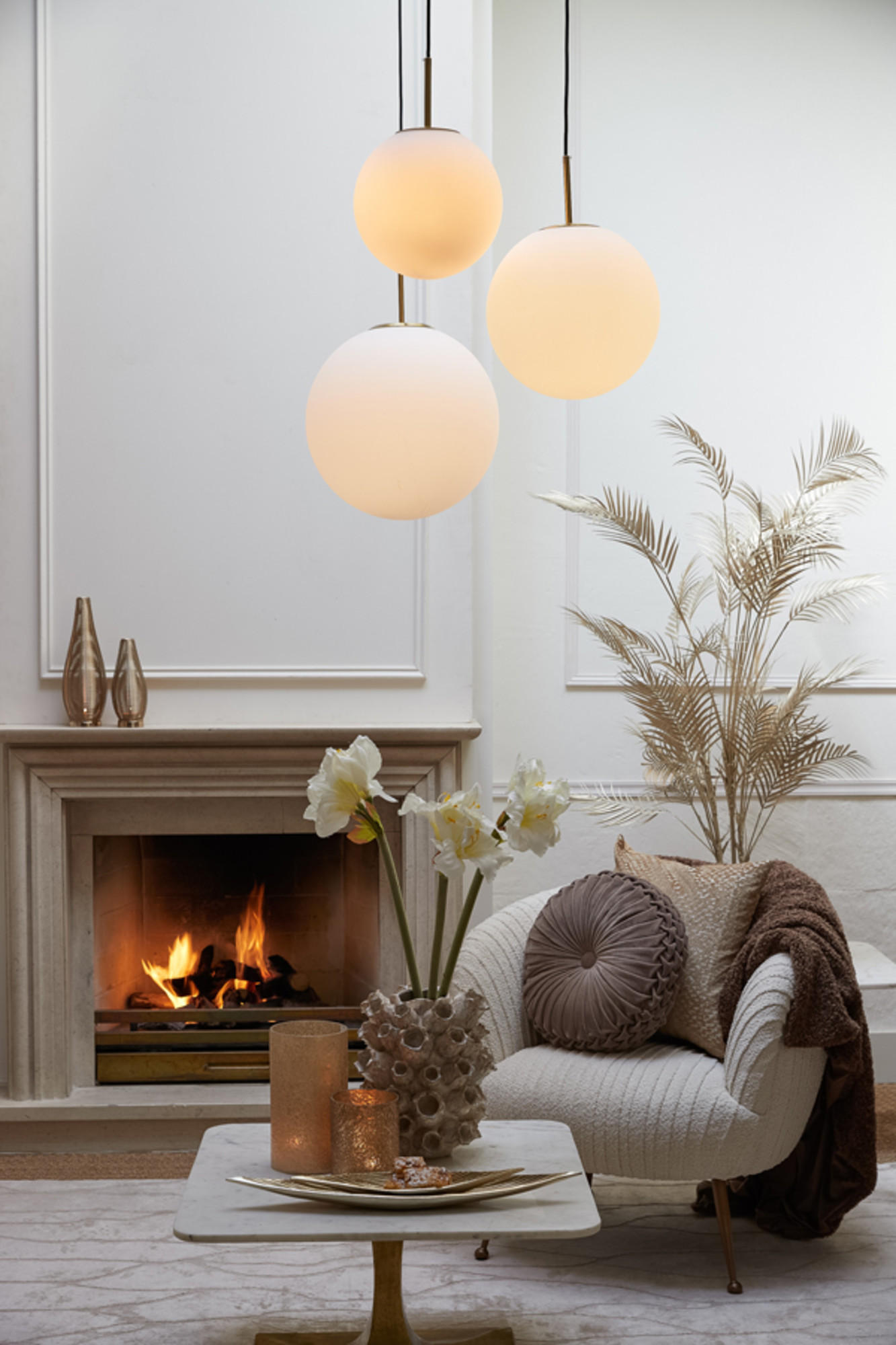 DEKOKISSEN Berend Braun 40/40 cm - Braun, Textil (40/40cm) - Light & Living