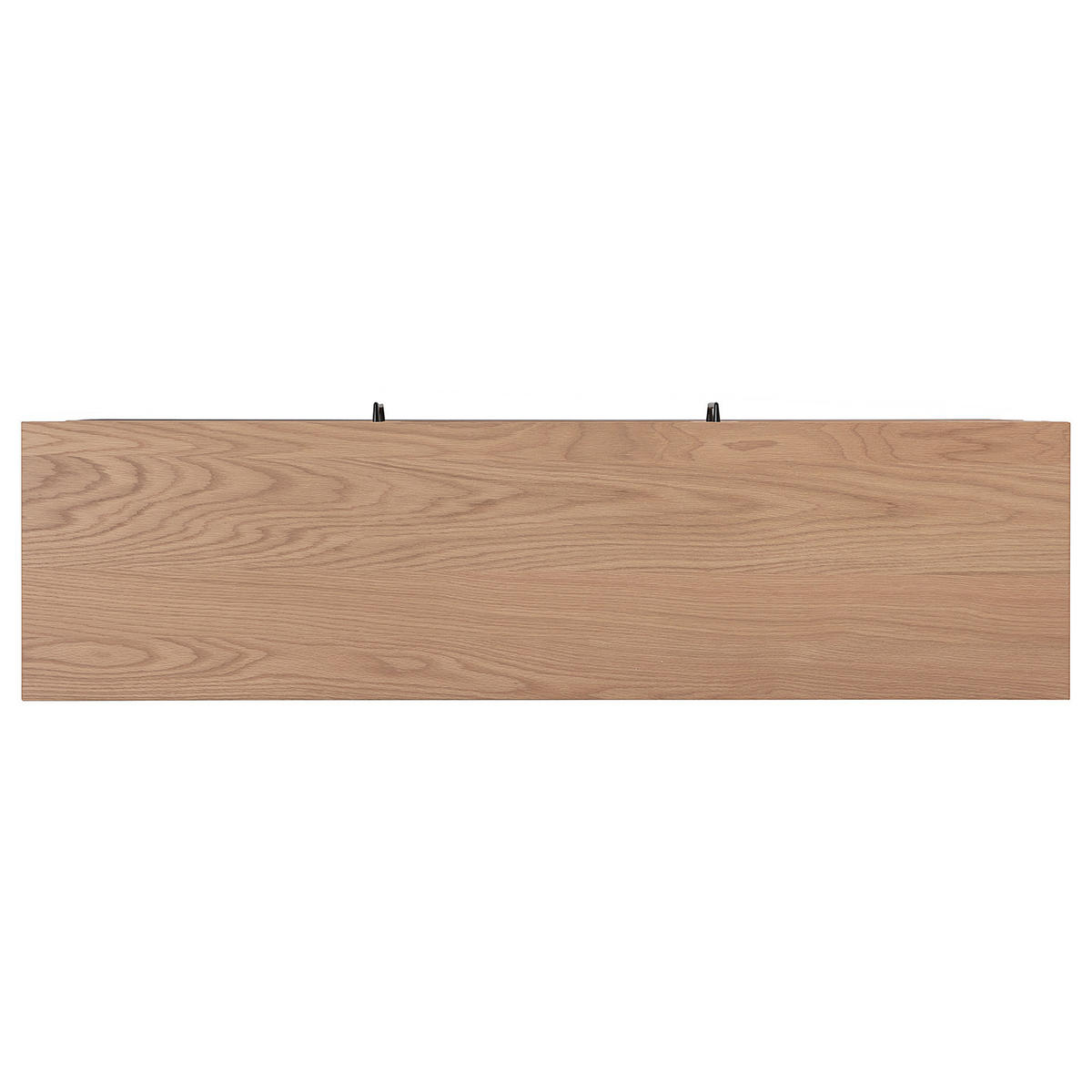 TV-LOWBOARD - Holzwerkstoff / Metall - Schwarz/Braun, Holzwerkstoff/Metall (150/55/40cm) - home24