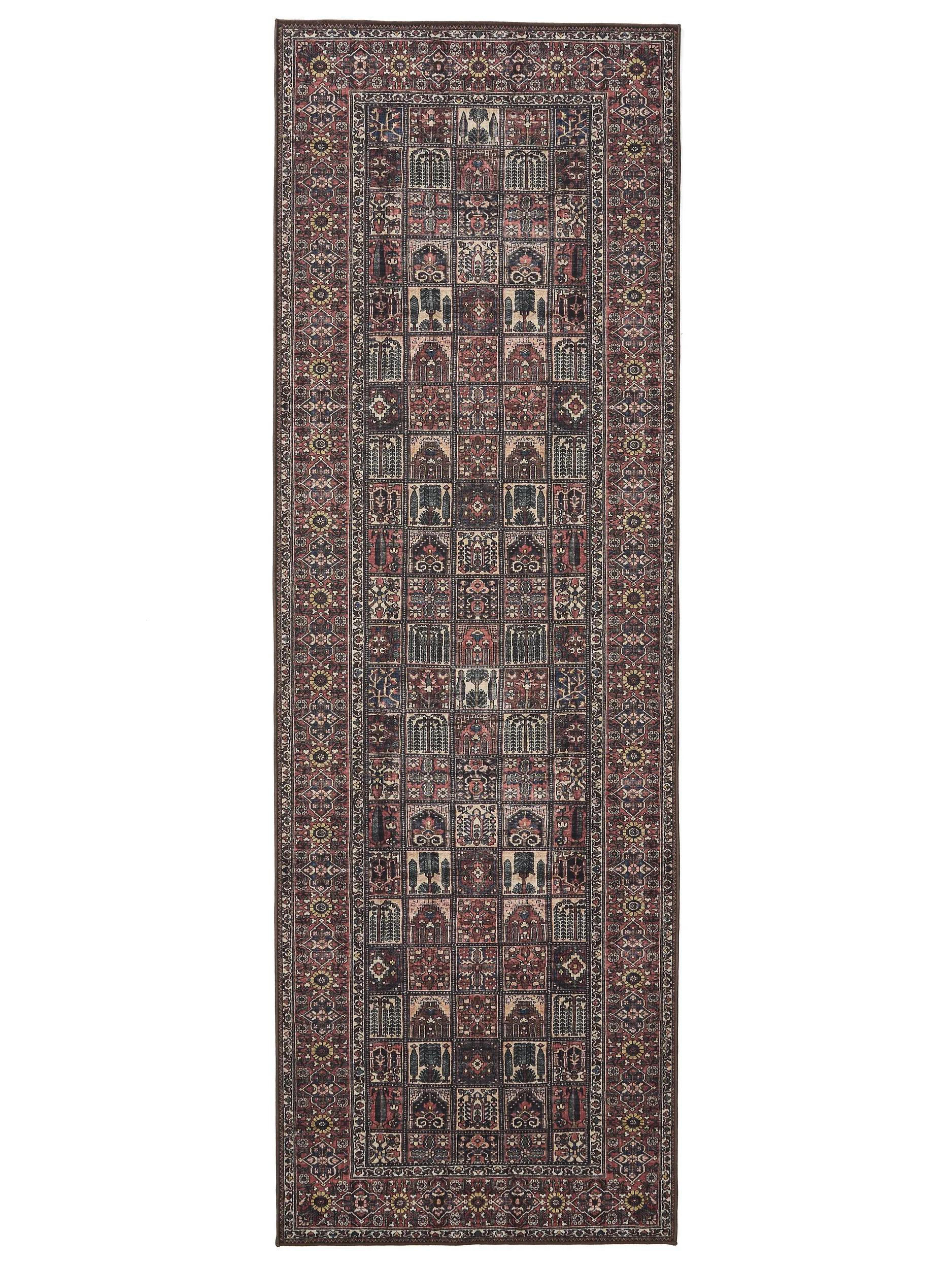 benuta Vintage-Läufer Mehrfarbig, Rot 80x240 cm