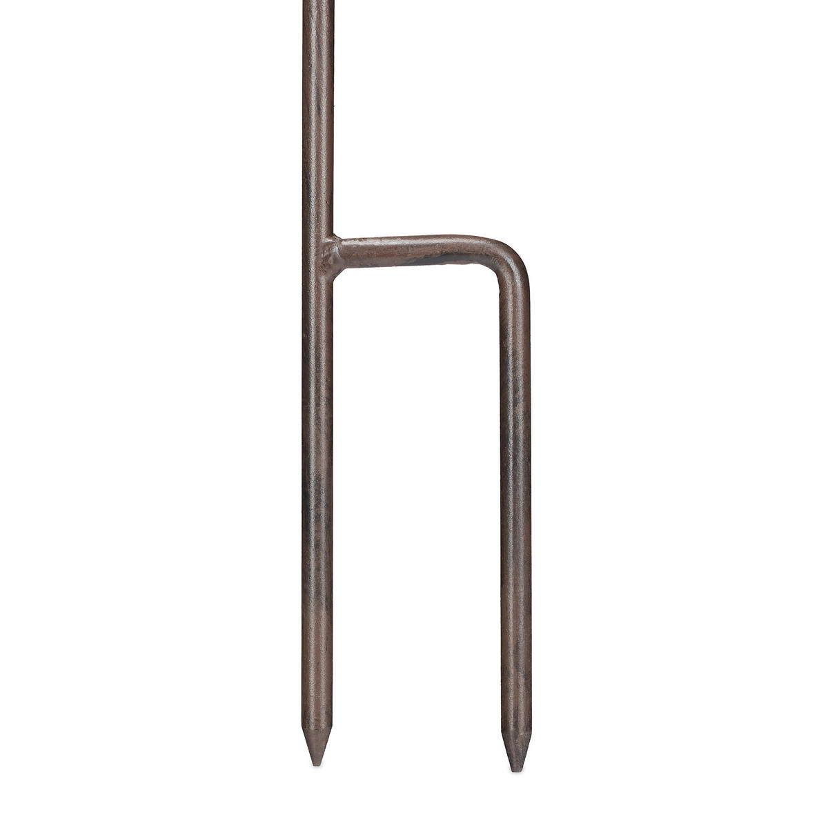 VOGELTRÄNKE - Dunkelbraun, Metall (14/100/16cm) - Relaxdays