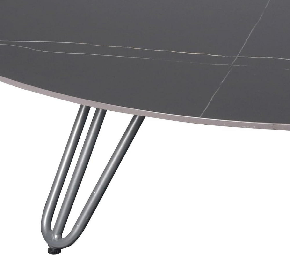 GARTENTISCH Judit 110 cm Terrassentisch - Grau, Metall (88/110/31.5cm) - DELUKE