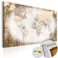PINNWANDBILDER Beige 90/60 cm - Beige/Braun, Naturmaterialien/Textil (90/60cm) - KUNSTLOFT