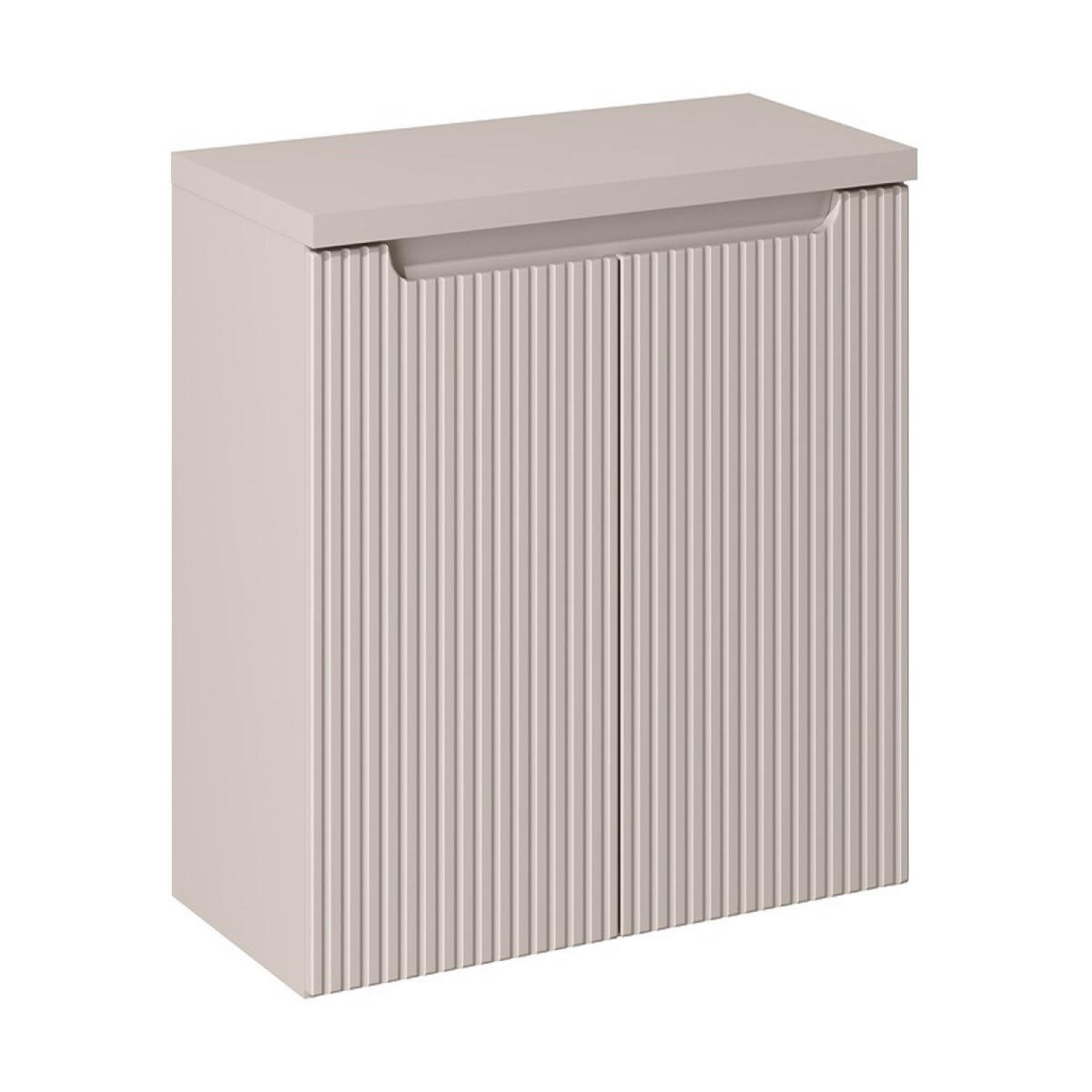 WASCHTISCHUNTERSCHRANK 80 cm 2 Teile Nova Cashmere N BM206 in Kaschmir/Matt - Kaschmir, Holz (80/57/40cm)