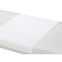 MATRATZENAUFLAGE, 60x120 cm, 100% Baumwolle, Weiß - Weiß, Textil (60/120cm) - Zollner