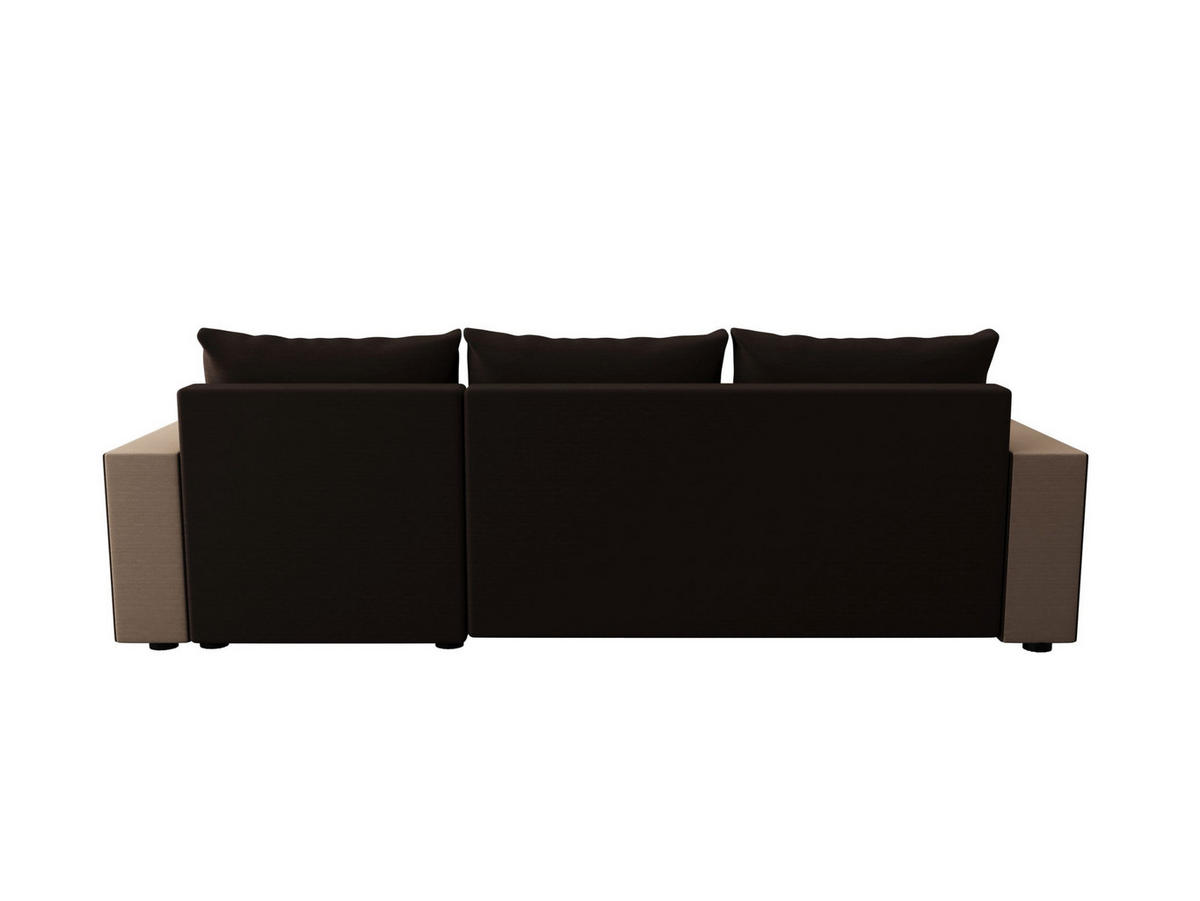 ECKSOFA HEWLET L BIS Rainbow 41+05 Rechts mit Schlaffunktion - Braun, Textil (240/140cm) - Bedante