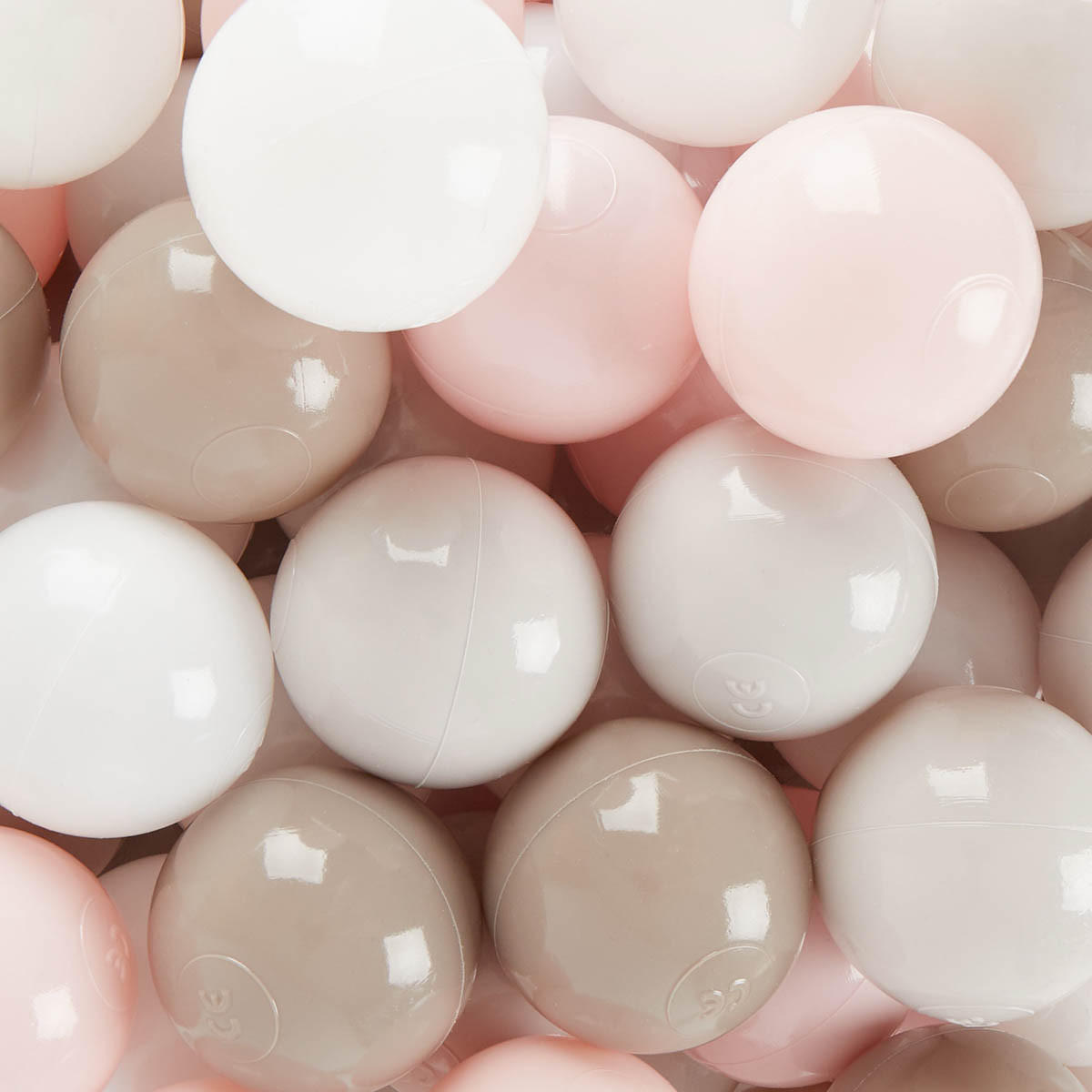 BÄLLE für Bälldebad 100 Stück Cotton - Multicolor, Kunststoff (35/20cm) - Bieco Spielwaren