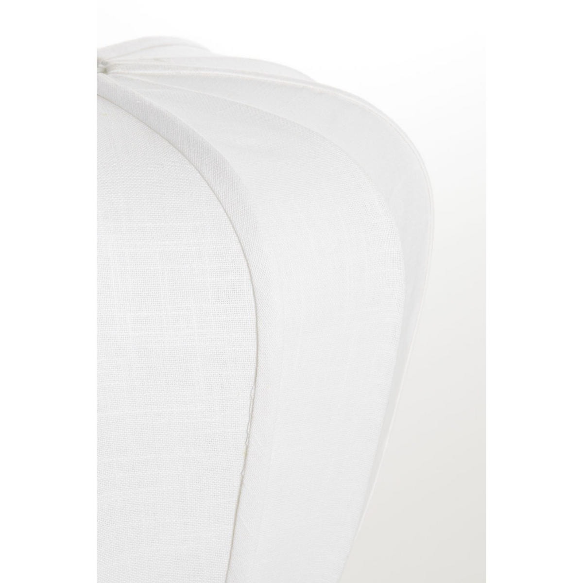 PENDELLEUCHTE ZUBEDO Weiß 40/40/30 cm - Weiß, Textil (40/40/30cm) - Light & Living
