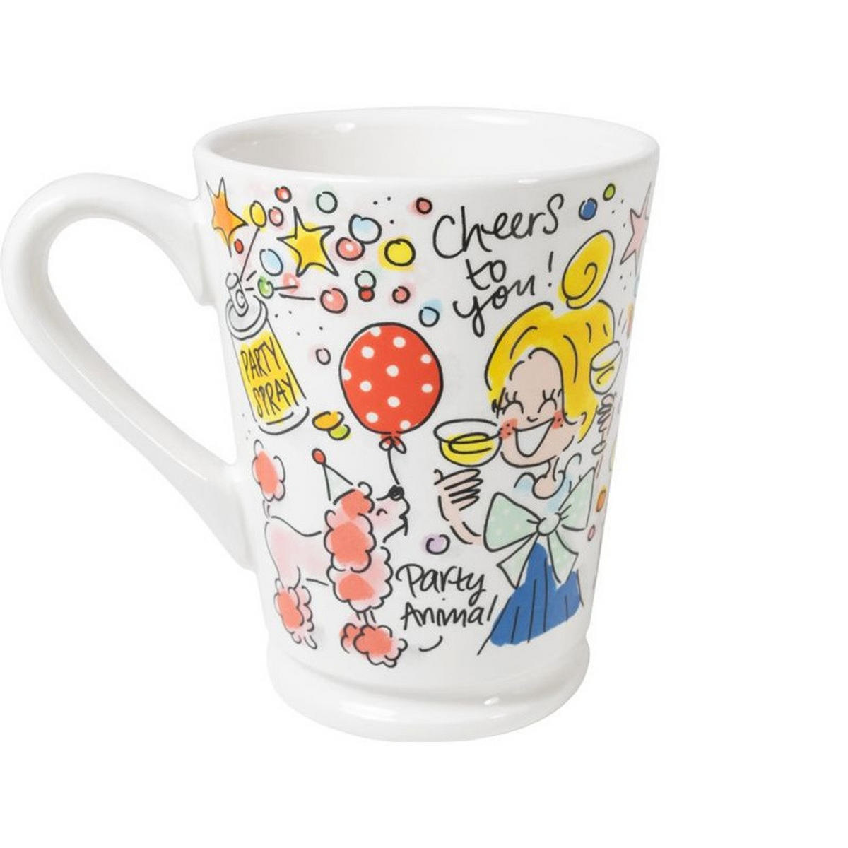 XL-BECHER Forever Young in Bunt - 500 ml - Multicolor, Keramik (0.5L) - Blond Amsterdam