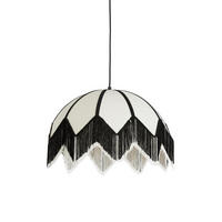 HÄNGELAMPE Sulina Weiß 55/55/36.5 cm - Weiß, Textil (55/55/36.5cm) - Light & Living