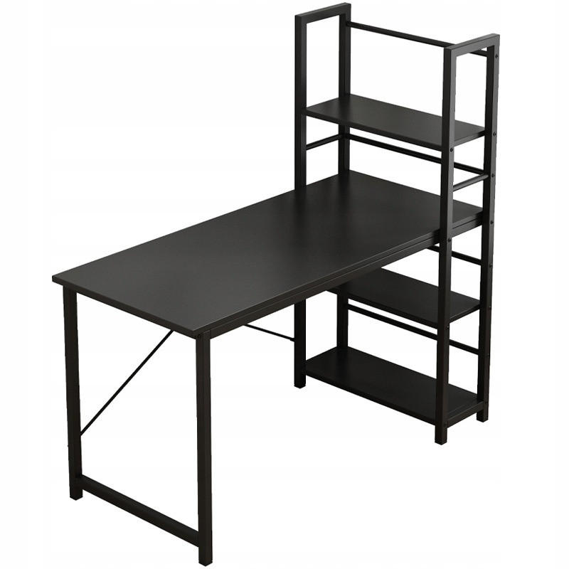 COMPUTERTISCH, schwarz 119.5/48/120cm - Schwarz, Holzwerkstoff (48/119.5/120cm)