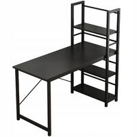 COMPUTERTISCH, schwarz 119.5/48/120cm - Schwarz, Holzwerkstoff (48/119.5/120cm)