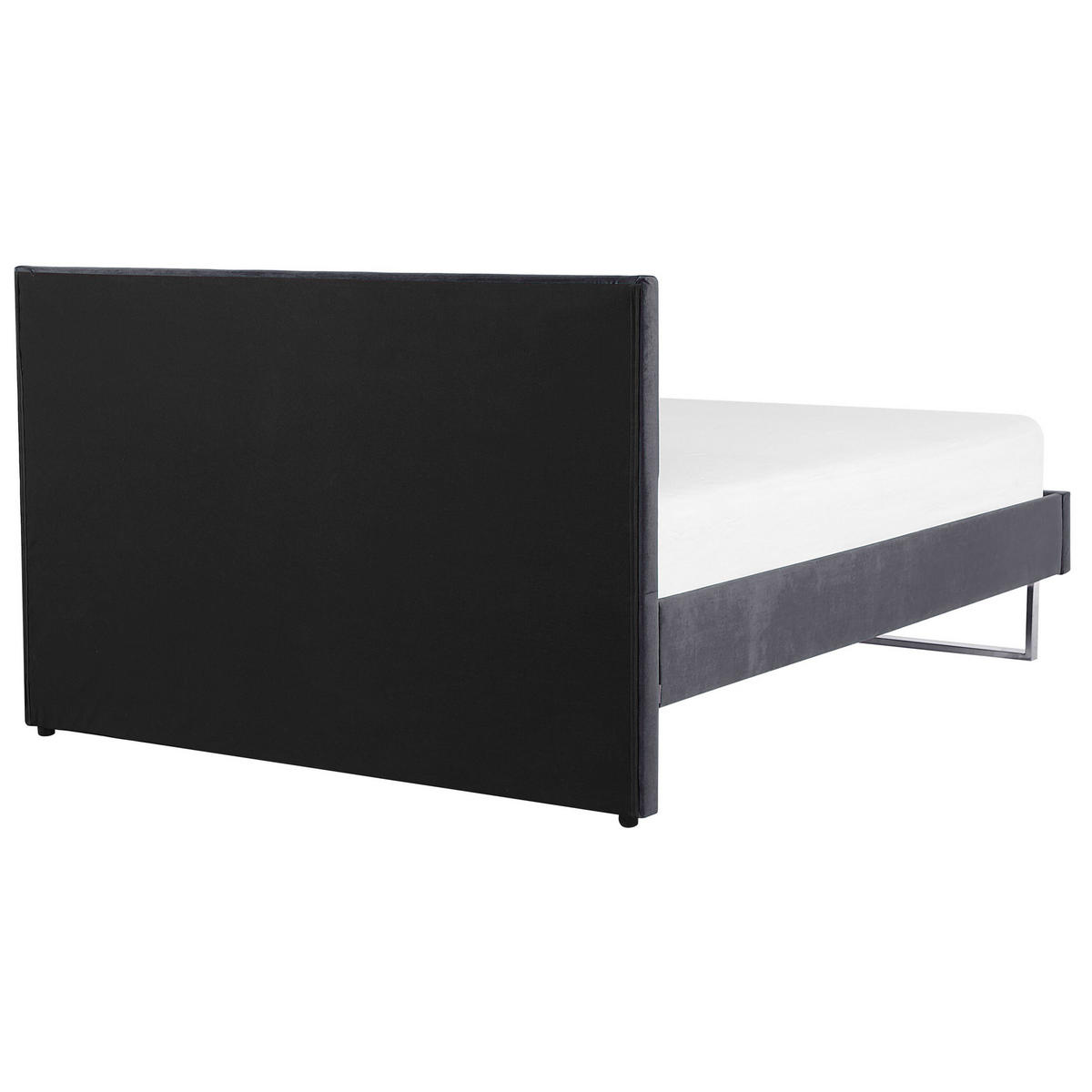 POLSTERBETT 180/200cm Dunkelgrau Bellou - Dunkelgrau, Textil (180/200cm) - Beliani