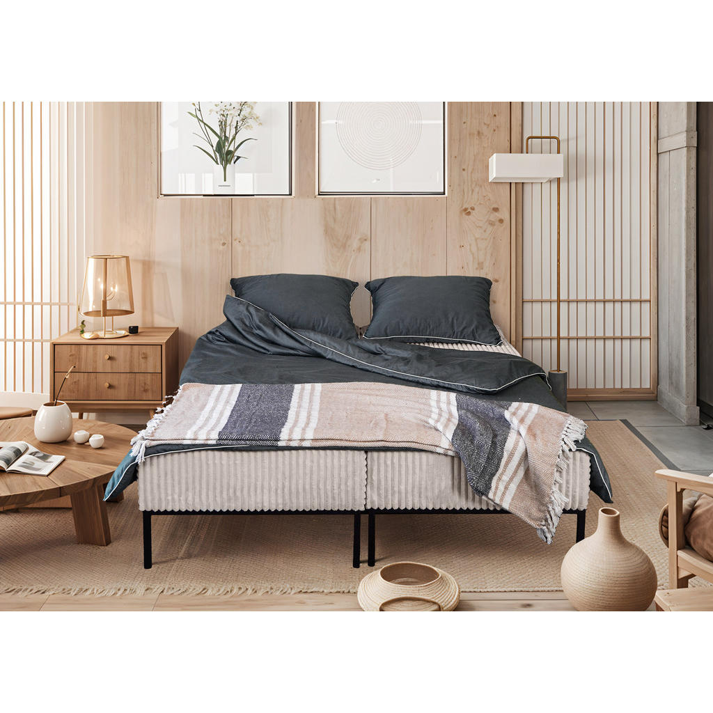 Thumbnail - Kaiser Möbel Bett, Beige, Textil, Füllung: Federn, 160x200 cm, Schlafzimmer, Betten