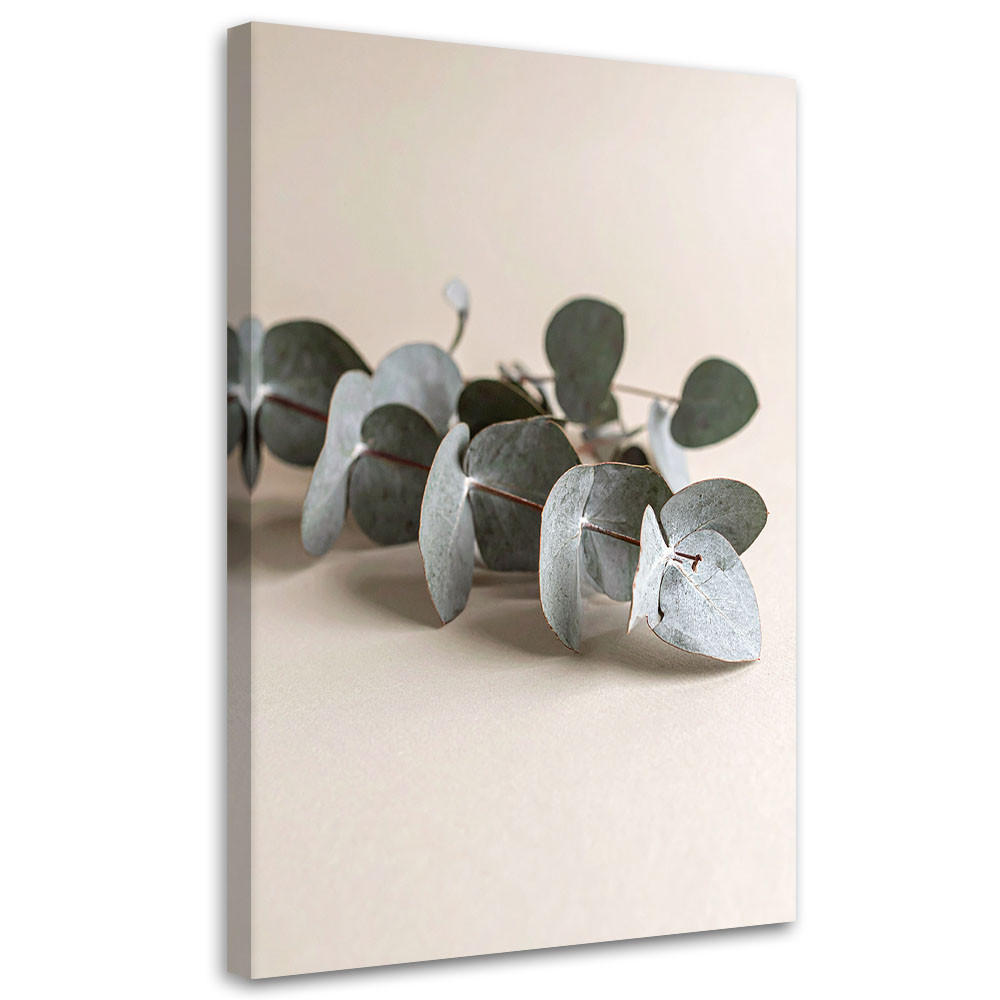 LEINWANDBILD Blätter Pflanzen Natur beige 70x100cm - Beige, Textil (70/100cm) - Feeby