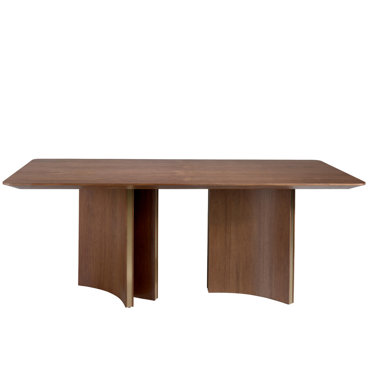 ESSTISCH Schwarz Gold 200/100/76 cm - Goldfarben/Schwarz, Holz (100/200/76cm) - ANGEL CERDA