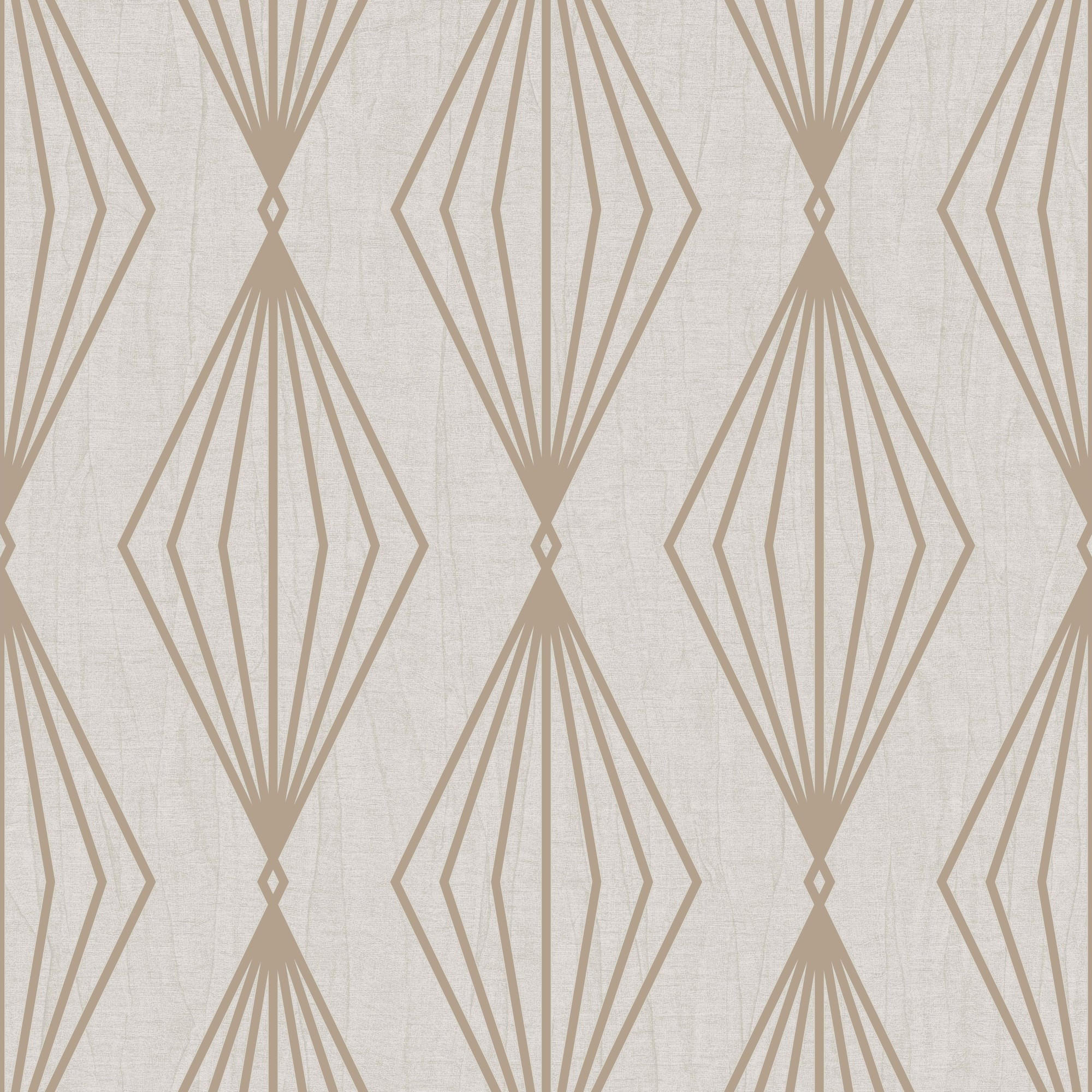 VLIESTAPETE Marquise Geo 1000x52cm - Beige, Papier/Kunststoff (52/1000cm) - Boutique