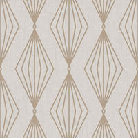 VLIESTAPETE Marquise Geo 1000x52cm - Beige, Papier/Kunststoff (52/1000cm) - Boutique
