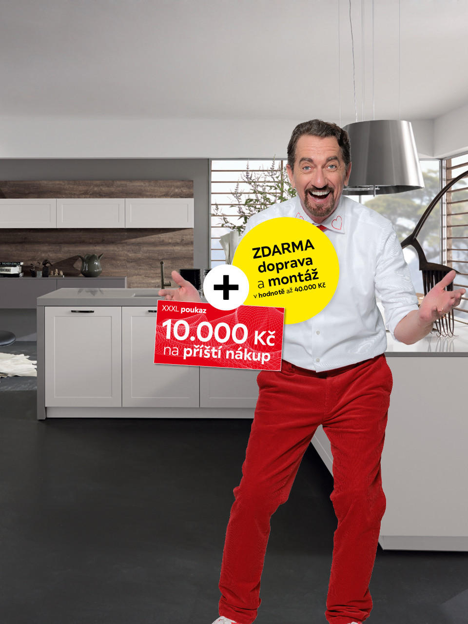 60% sleva na plánované kuchyně + 10 % na příští nákup + zdarma doprava a montáž