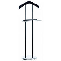 HERRENDIENER Metall schwarz - Schwarz, Metall (43/109/28cm) - CLP