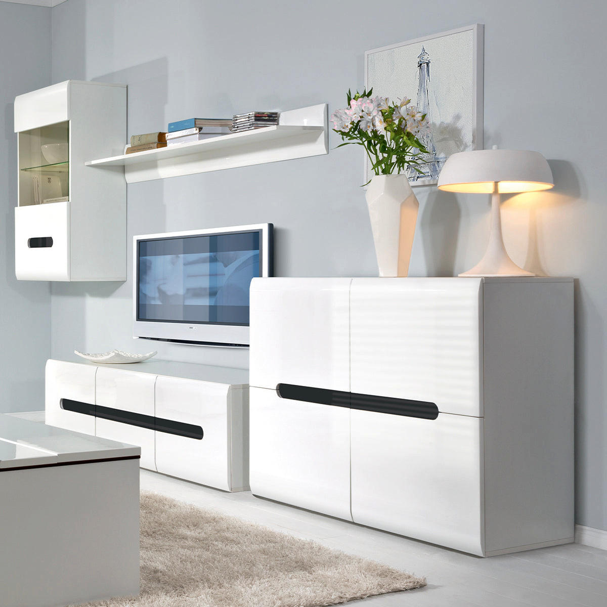 SIDEBOARD Darrel Weiß - Weiß, Holzwerkstoff (105/84/41cm) - Petits-meubles