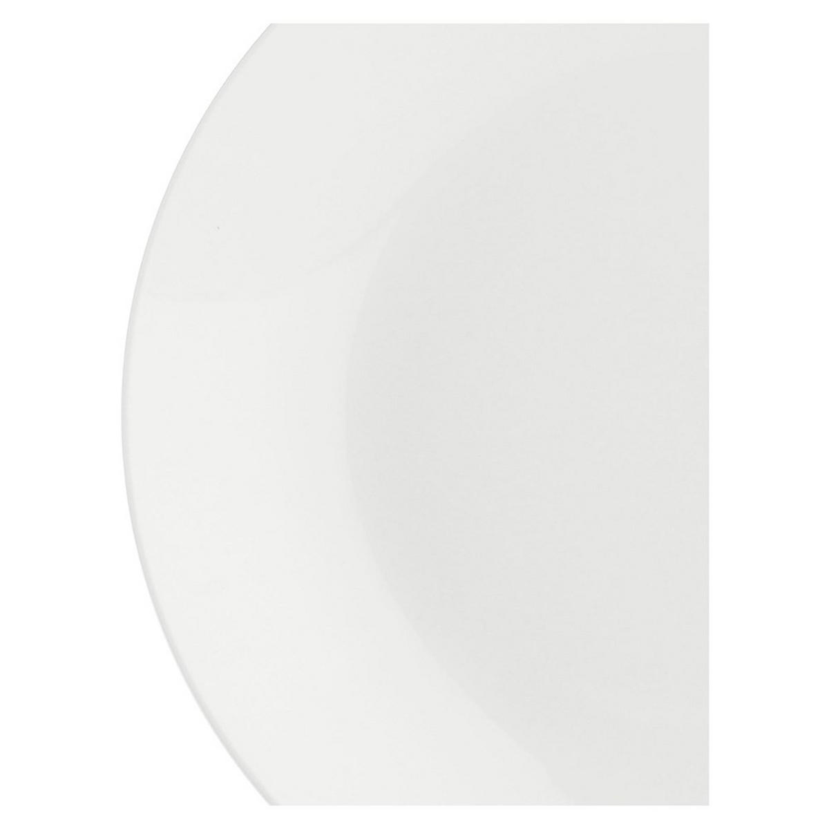 TELLER Weiß 20/20/2 cm P00420003CZ - Weiß, Keramik (20cm) - La Porcellana Bianca 