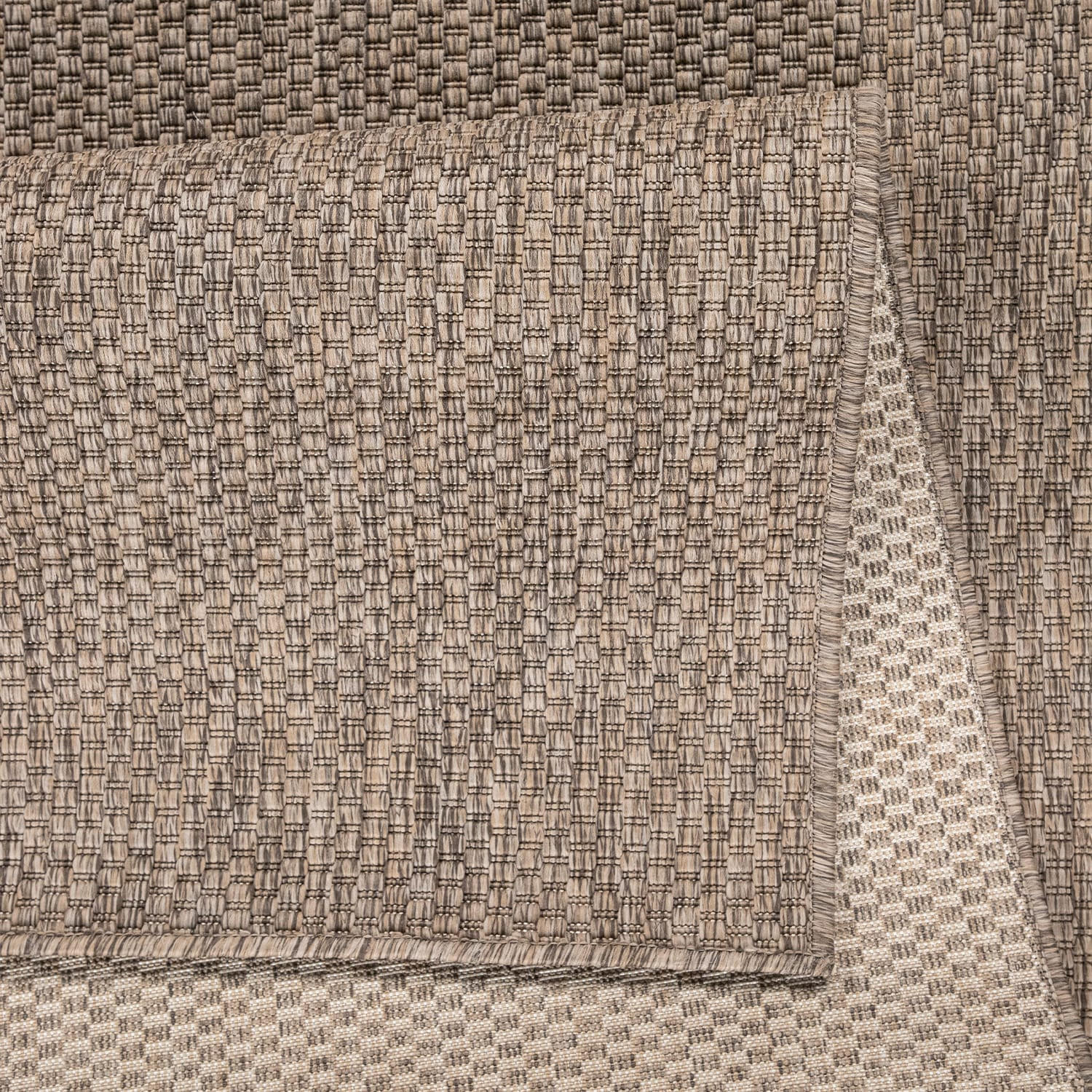 TEPPICH Kurzflor Unifarben Wohnzimmer schmutzabweisend Braun Rechteckig 240x340 - Braun, Textil (240/340cm) - KADIMA DESIGN