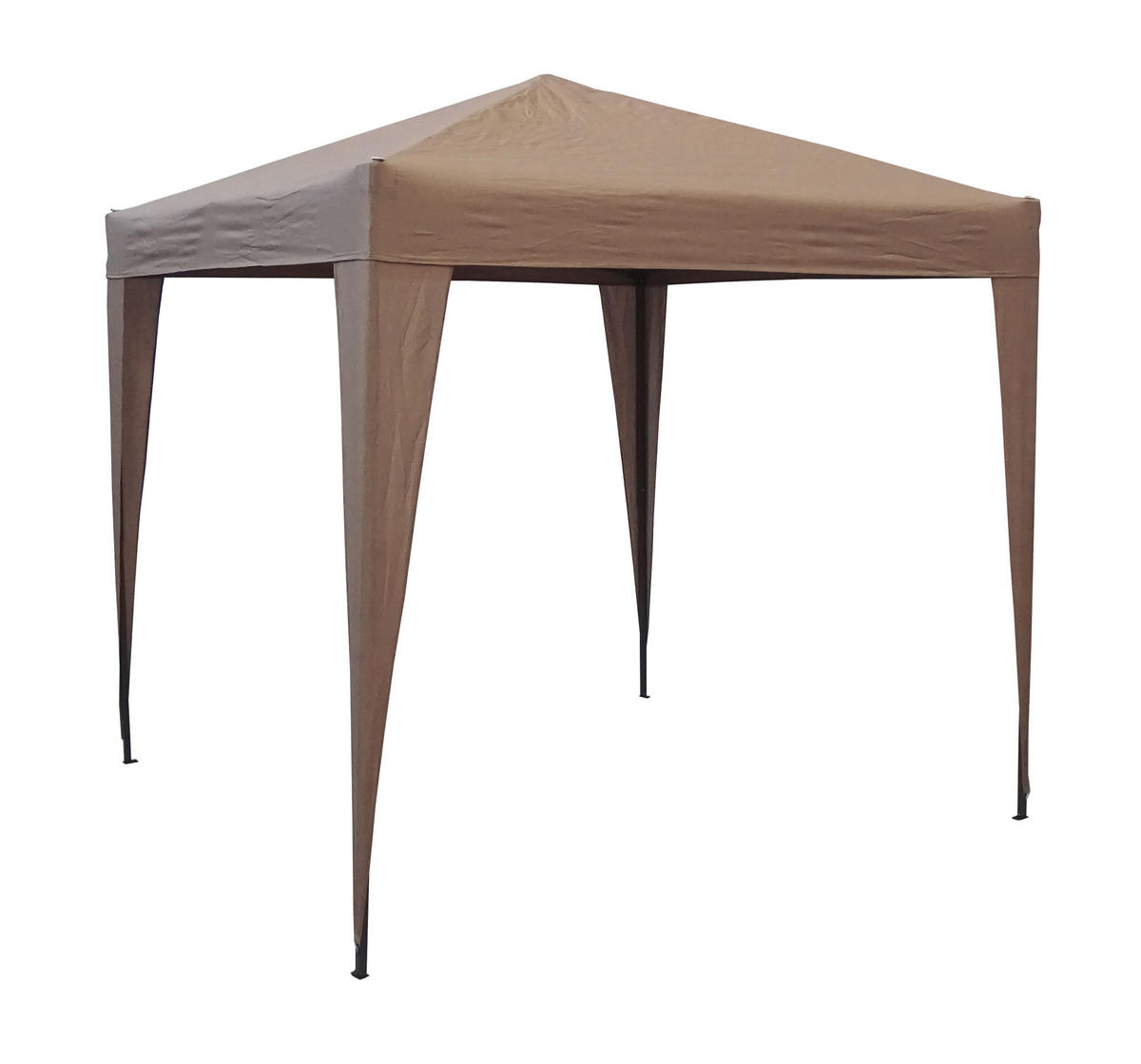 FALTPAVILLON 2x2m Graubeige - Beige, Metall (200/245/200cm) - QUICK STAR