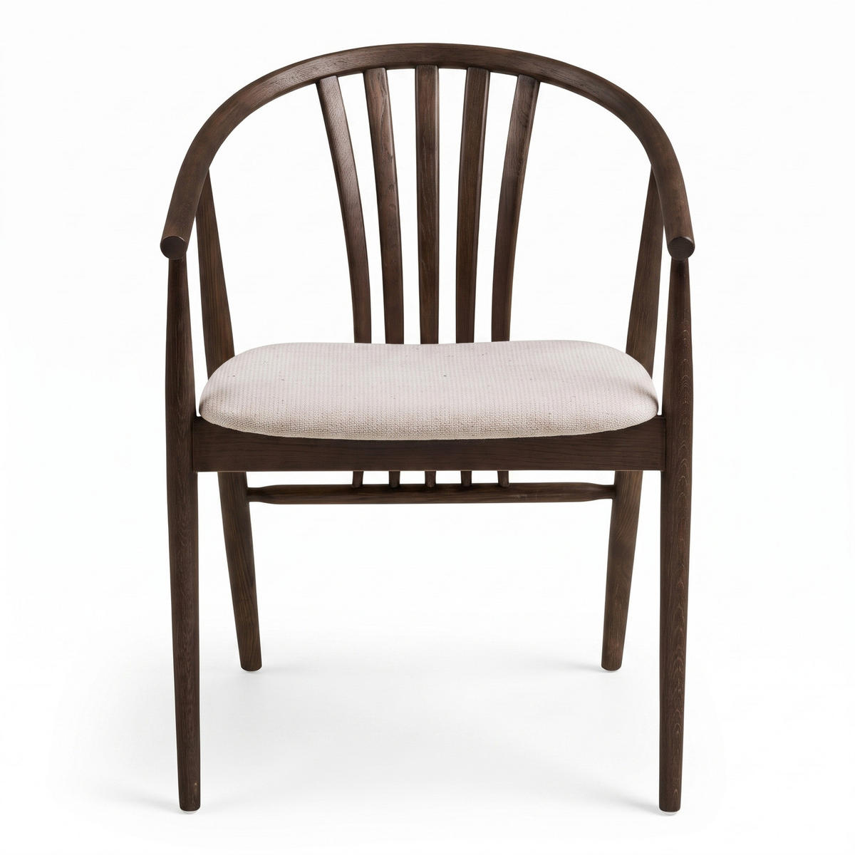 MATSTOL Asti 54 x 57 x 78 cm – rökt/sandgrå - Grå, Trä/Textil (54/78/57cm) - ebuy24