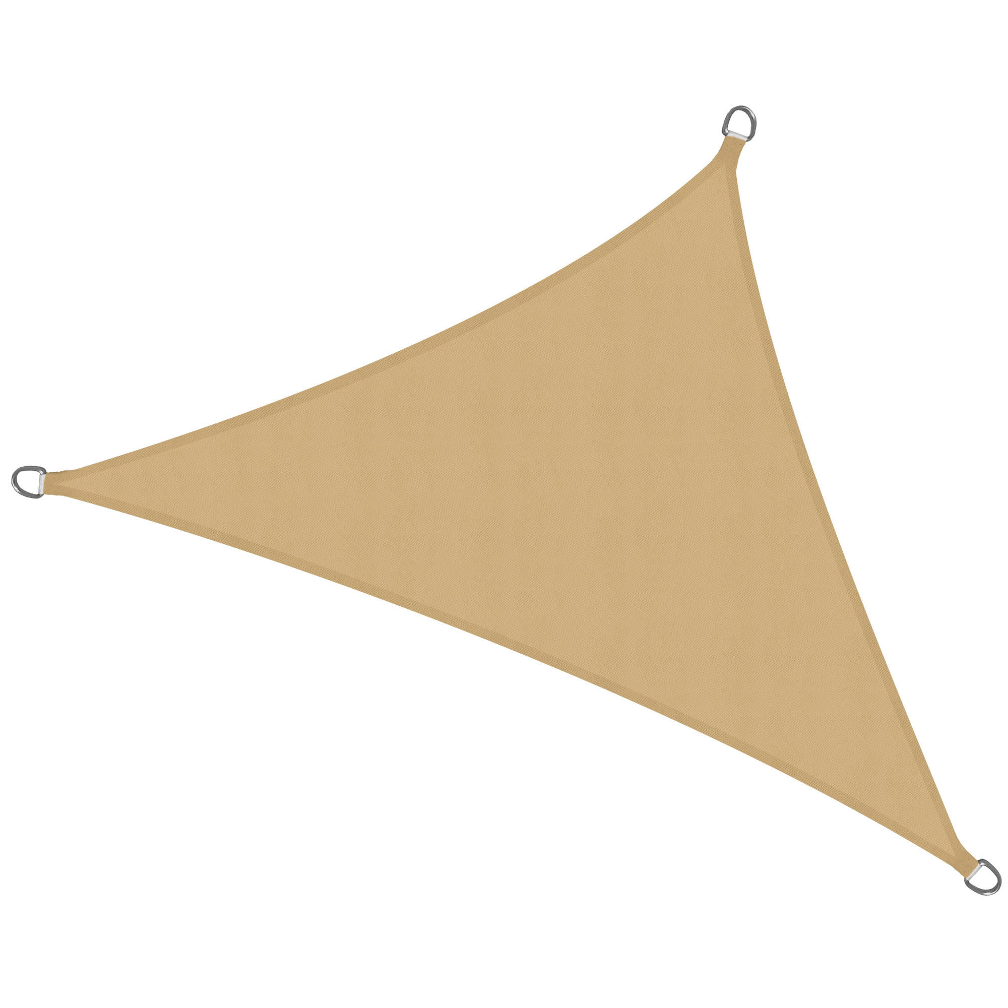 SONNENSEGEL SolVision PS9 500/500/700 cm dreieckig Sand PE - Sandfarben, Kunststoff (500/500cm) - Sol Royal