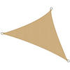 SONNENSEGEL SolVision PS9 500/500/700 cm dreieckig Sand PE - Sandfarben, Kunststoff (500/500cm) - Sol Royal